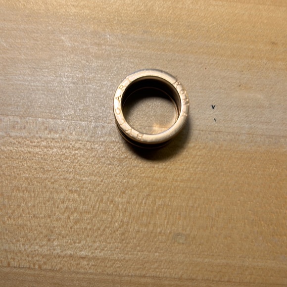 Bulgari rose gold and enamel ring - Picture 2 of 8